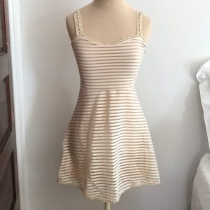 Rubbed off white free people dress